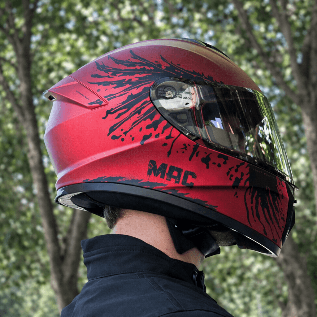 Casco MAC 801 Starter Fenix Rojo / Negro / Mate